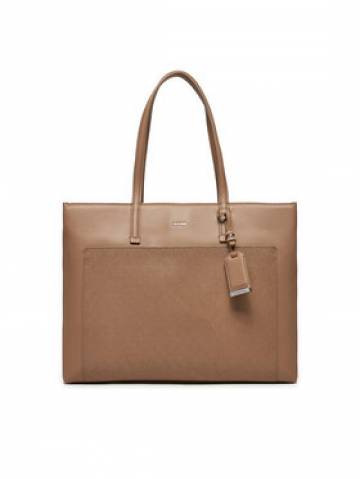 Calvin Klein Сумка Ck Must Medium Shopper_Mono K60K612774 Бежевий Calvin Klein Сумка Ck Must Medium Shopper_Mono K60K612774 Бежевий