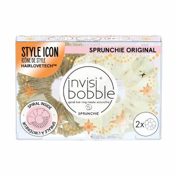 Резинка-браслет для волос Invisibobble Sprunchie Original Time To Shine Bring On The Night, 2 шт Резинка-браслет для волос Invisibobble Sprunchie Original Time To Shine Bring On The Night, 2 шт