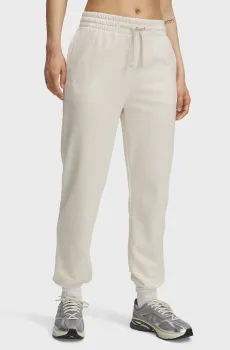 Женские бежевые спортивные брюки UA Rival Terry Joggers Бежевый XS Under Armour 1382735-783