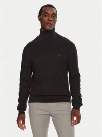 Tommy Hilfiger Гольф MW0MW36526 Чорний Regular Fit