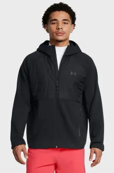 Мужская черная ветровка UNSTOPPABLE INS SWACKET Черный XL Under Armour 1388905-001