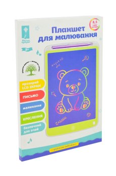 Детская игрушка-планшет LCD для рисования Країна Іграшок Играй и учись, экран 8.5, от 3 лет (PL7062)