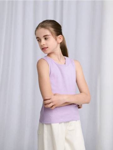 Футболка з короткими рукавами - Фіолетовий