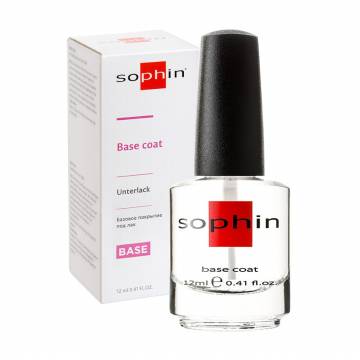 Базовое покрытие под лак Sophin Base Coat, 12 мл Базовое покрытие под лак Sophin Base Coat, 12 мл