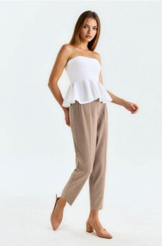 Штани-сигарети - кавовий