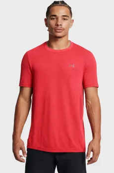 Мужская красная футболка Vanish Seamless SS Красный XL Under Armour 1382801-713