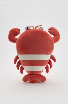 Reserved - Подушка-омар - кораловий - 715JK-32X