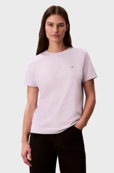 Женская сиреневая футболка MONOGRAM Сиреневый S Calvin Klein Jeans LV047B224G