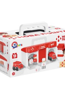 Игровой набор TechnoK Гараж Новая Почта, от 3 лет, 18 деталей (1867)
