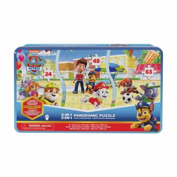 Пазл панорама 3в1 Spin Master Paw Patrol в жестяной коробке, от 4 лет, 135 деталей (SM45702/6070148) Пазл панорама 3в1 Spin Master Paw Patrol в жестяной коробке, от 4 лет, 135 деталей (SM45702/6070148)