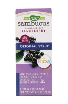 Черная бузина Natures Way Sambucus For Kids для детей, в жидкости, 120 мл