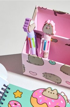 Набір багатокольорових ручок Pusheen – 2 шт. - різнобарвний