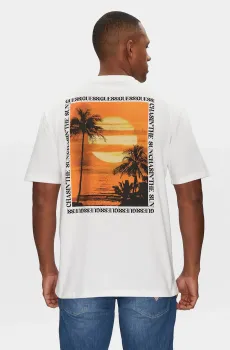 Мужская белая футболка Белый XXL Guess F5GI10.I3Z14;G011