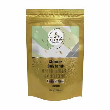 Шиммер-скраб для тела Be Trendy Shimmer Scrub Emerald Shine, 200 г Шиммер-скраб для тела Be Trendy Shimmer Scrub Emerald Shine, 200 г