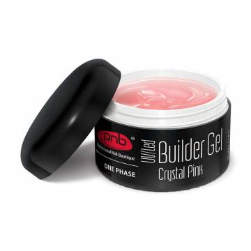 Однофазный моделирующий гель для ногтей PNB UV/LED One Phase Builder Gel Crystal Pink прозрачно-розовый, 50 мл Однофазный моделирующий гель для ногтей PNB UV/LED One Phase Builder Gel Crystal Pink прозрачно-розовый, 50 мл