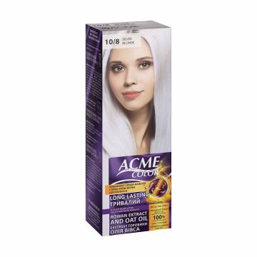 Стойкая крем-краска для волос Acme Color Permanent Cream-Hair Dye 10/8 Silver Blonde, 115 мл Стойкая крем-краска для волос Acme Color Permanent Cream-Hair Dye 10/8 Silver Blonde, 115 мл