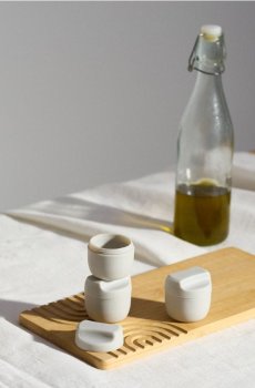 Контейнери для їжі, 3 шт. - сірий