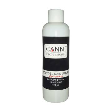 Жидкость для работы с полигелем (акригелем) Canni Slip solution, 120 мл Жидкость для работы с полигелем (акригелем) Canni Slip solution, 120 мл