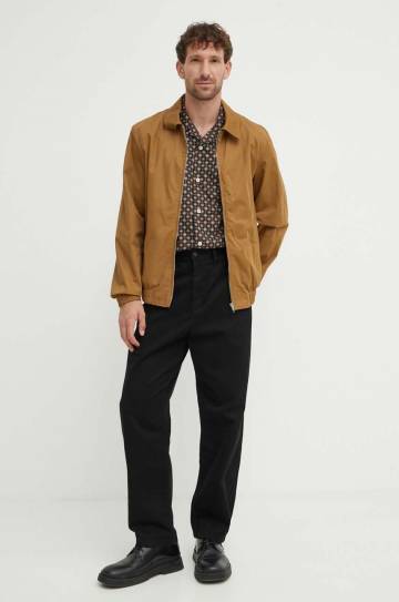 Куртка A.P.C. blouson gilbert мужская цвет коричневый переходная COGXS-H02922 Куртка A.P.C. blouson gilbert мужская цвет коричневый переходная COGXS-H02922
