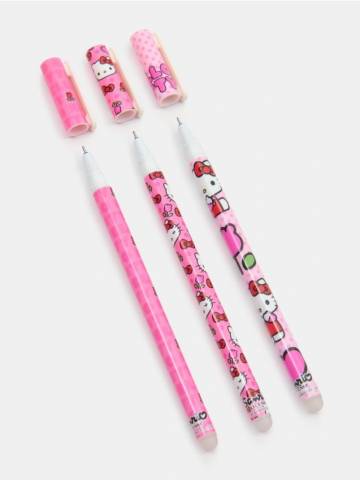 Ручки, 3 шт. Hello Kitty - рожевий Ручки, 3 шт. Hello Kitty - рожевий