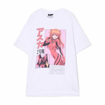 Cropp - Біла футболка з принтом Neon Genesis Evangelion - білий Cropp - Біла футболка з принтом Neon Genesis Evangelion - білий