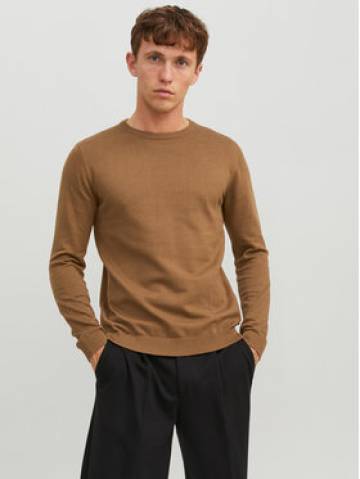 Jack&Jones Светр 12137190 Коричневий Regular Fit Jack&Jones Светр 12137190 Коричневий Regular Fit