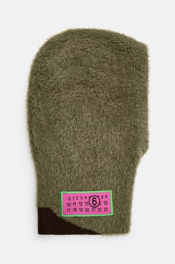 Балаклава MM6 Maison Margiela цвет зелёный S62TC0042.M13073 Балаклава MM6 Maison Margiela цвет зелёный S62TC0042.M13073
