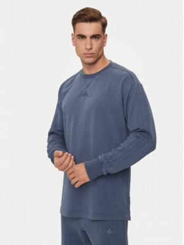 adidas Світшот ALL SZN 3-Stripes IR5256 Голубий Regular Fit adidas Світшот ALL SZN 3-Stripes IR5256 Голубий Regular Fit