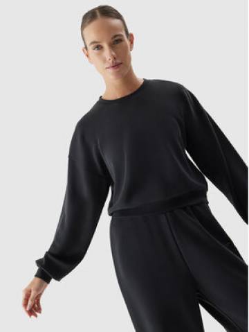 4F Світшот 4FAW23TSWSF701 Чорний Regular Fit 4F Світшот 4FAW23TSWSF701 Чорний Regular Fit