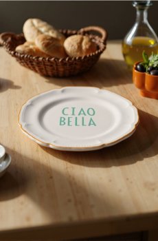 Тарілка - блакитний