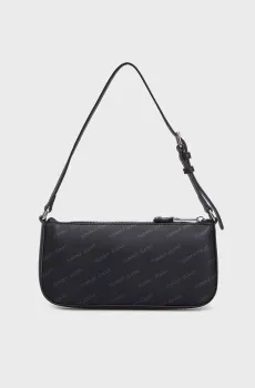 Женская черная сумка с узором TJW ESS MUST SHOULDER BAG Черный ONESIZE Tommy Jeans AW0AW16807