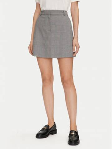 Tommy Hilfiger Спідниця трапеція WW0WW42249 Сірий Regular Fit