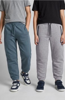 Трикотажні джогери, 2 пари - різнобарвний