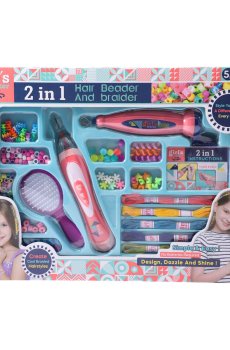Детский игровой набор 2в1 Girls Creator для украшения причесок и создания браслетов, от 5 лет (6759004)