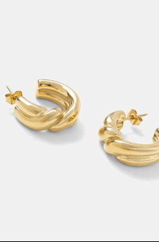 Позолоченные серьги EDBLAD Twist