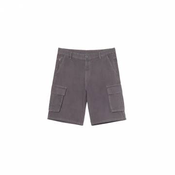 Cropp - Шорти з накладними кишенями - темно-сірий Cropp - Шорти з накладними кишенями - темно-сірий