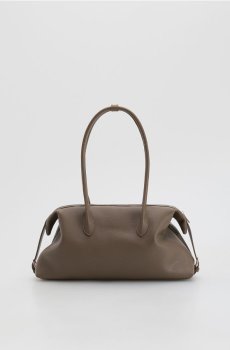 Reserved - Сумка-шопер з ремінцями - пильно-коричневий - 789FC-98X