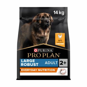 Сухой корм для взрослых собак крупных пород Pro Plan Large Robust Adult 2+ Everyday Nutrion с курицей, 14 кг Сухой корм для взрослых собак крупных пород Pro Plan Large Robust Adult 2+ Everyday Nutrion с курицей, 14 кг