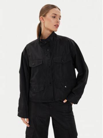 MICHAEL Michael Kors Демісезонна куртка MT420F97LD Чорний Loose Fit MICHAEL Michael Kors Демісезонна куртка MT420F97LD Чорний Loose Fit