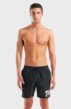Мужские черные плавательные шорты LOGO BOXER Черный XXL Arena 010893-550
