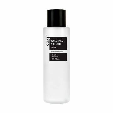 Антивозрастной тонер-эссенция для лица Coxir Black Snail Collagen Toner, 150 мл Антивозрастной тонер-эссенция для лица Coxir Black Snail Collagen Toner, 150 мл