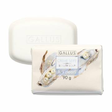 Мыло твердое Gallus Creme Seife Beauty Soap Lux Pearl, 90 г Мыло твердое Gallus Creme Seife Beauty Soap Lux Pearl, 90 г