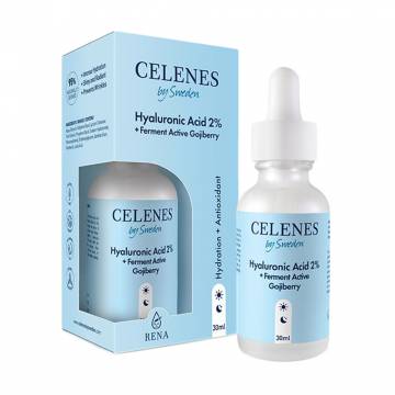 Увлажняющая сыворотка для лица Celenes Hyaluronic Acid 2% с гиалуроновой кислотой, 30 мл Увлажняющая сыворотка для лица Celenes Hyaluronic Acid 2% с гиалуроновой кислотой, 30 мл