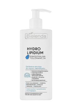 Нежная эмульсия для умывания и снятия макияжа Bielenda Hydro Lipidium Gentle Cleansing Emulsion, 300 мл