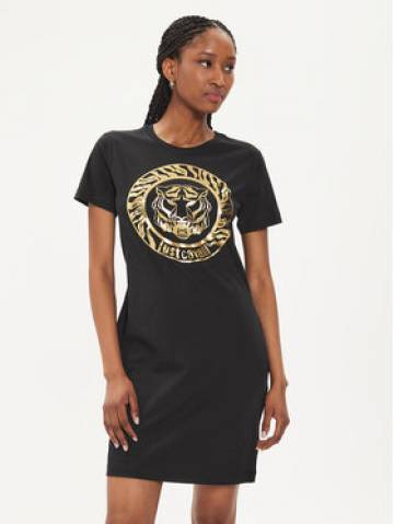 Just Cavalli Повсякденна сукня 76PAOG12 Чорний Regular Fit Just Cavalli Повсякденна сукня 76PAOG12 Чорний Regular Fit