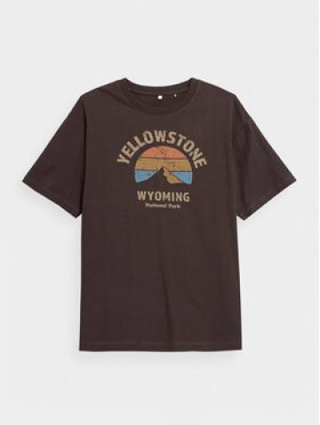 Outhorn Футболка OTHAW23TTSHM0940 Коричневий Regular Fit Outhorn Футболка OTHAW23TTSHM0940 Коричневий Regular Fit