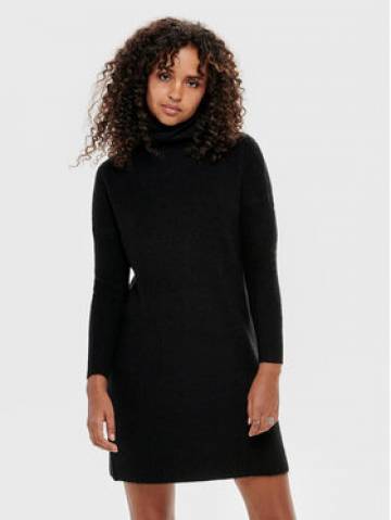 ONLY Трикотажна сукня Jana 15140166 Чорний Regular Fit ONLY Трикотажна сукня Jana 15140166 Чорний Regular Fit