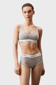 Женские серые трусики Серый L Calvin Klein 0000F3788E