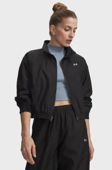 Женская черная ветровка Icon Woven Jacket Черный L Under Armour 6013531-008