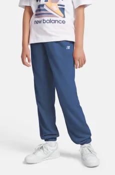 Детские синие спортивные брюки Brush Back Small Logo Jogger Синий 10-11Y New Balance LAKG0005VTI